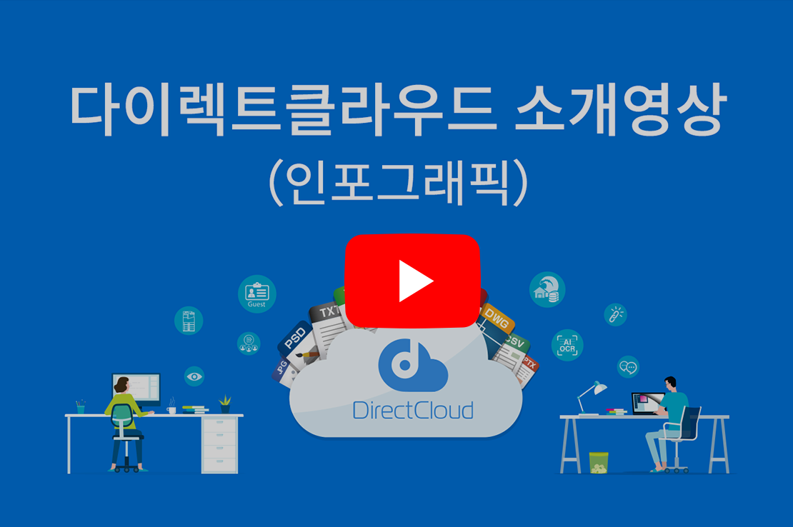 다이렉트클라우드 소개 영상 - 인포그래픽